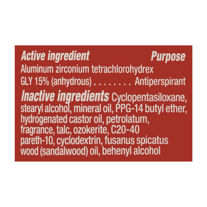 Old Spice Timber with Sandalwood Anti-Perspirant & Deodorant 2.6 oz Tube