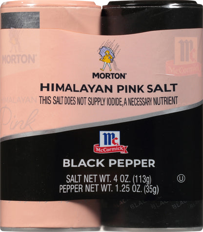Morton Himalayan Pink Salt & Black Pepper 1 ea