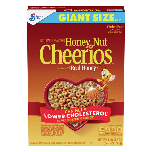 Cheerios Giant Size Honey Nut Cereal 27.2 oz