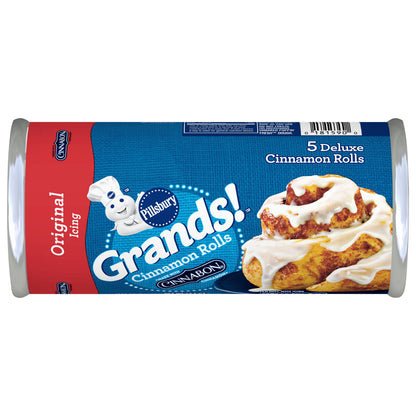 Pillsbury Grands! Cinnamon Rolls with Cinnabon Cinnamon and Original Icing Canned, 5 ct., 17.5 oz.
