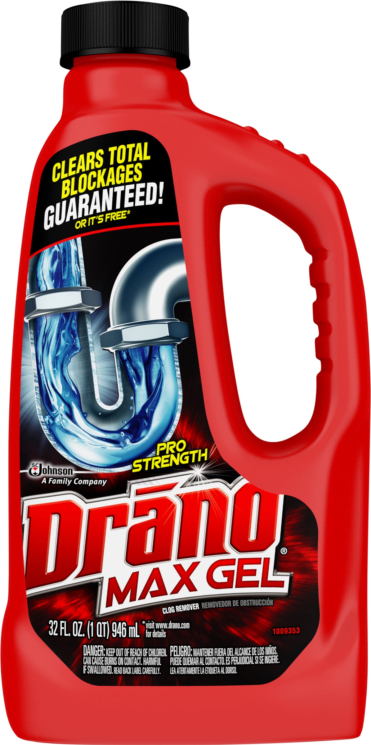Drano Pro Strength Max Gel Clog Remover 32 oz