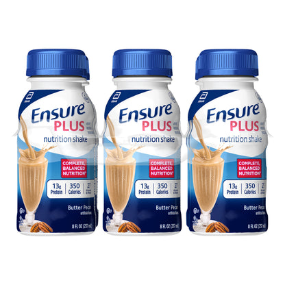 Ensure Plus Nutrition Shake Butter Pecan Ready-to-Drink 8 fl oz Bottles