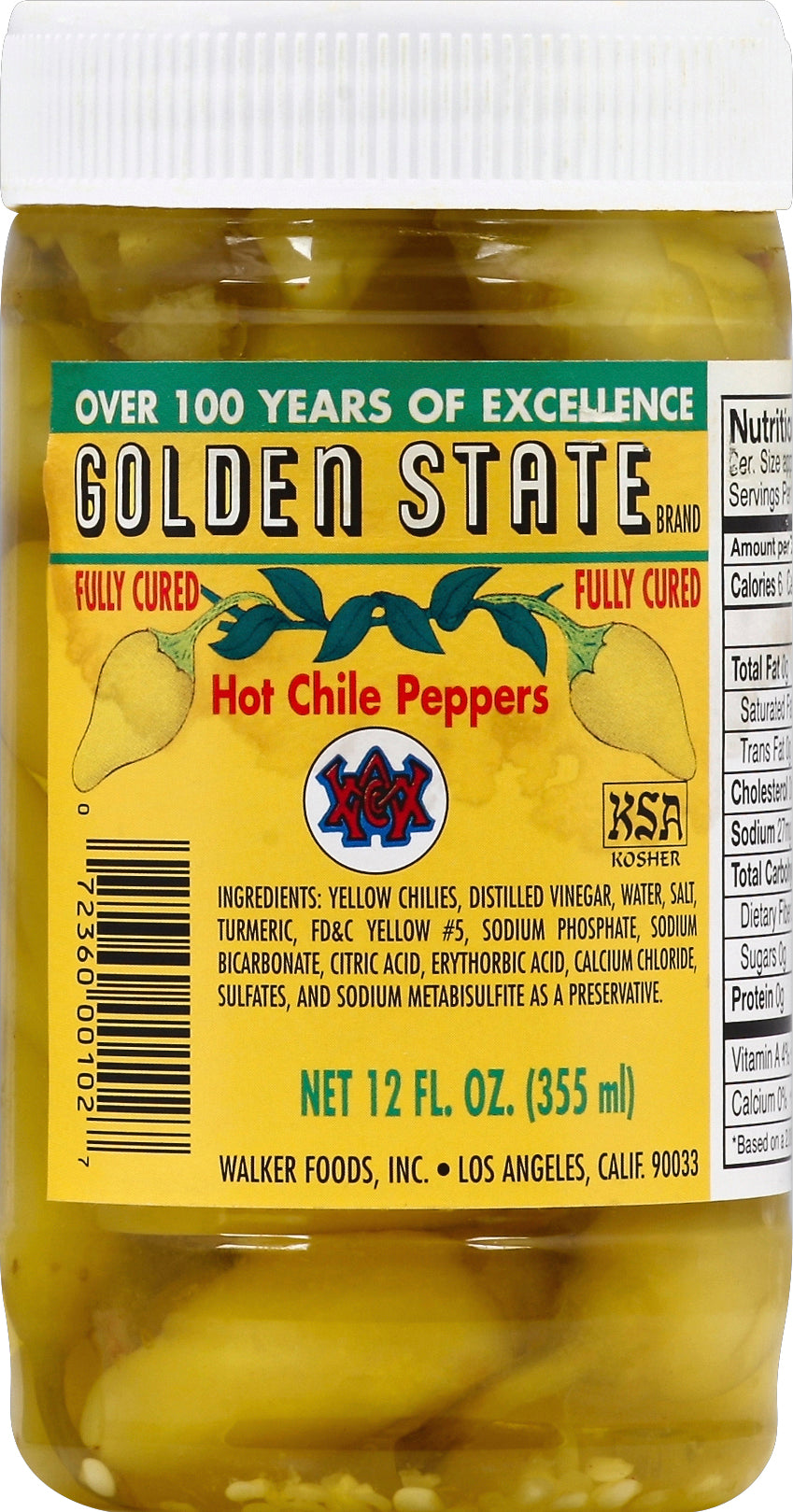 Golden State Chile Peppers 12 oz