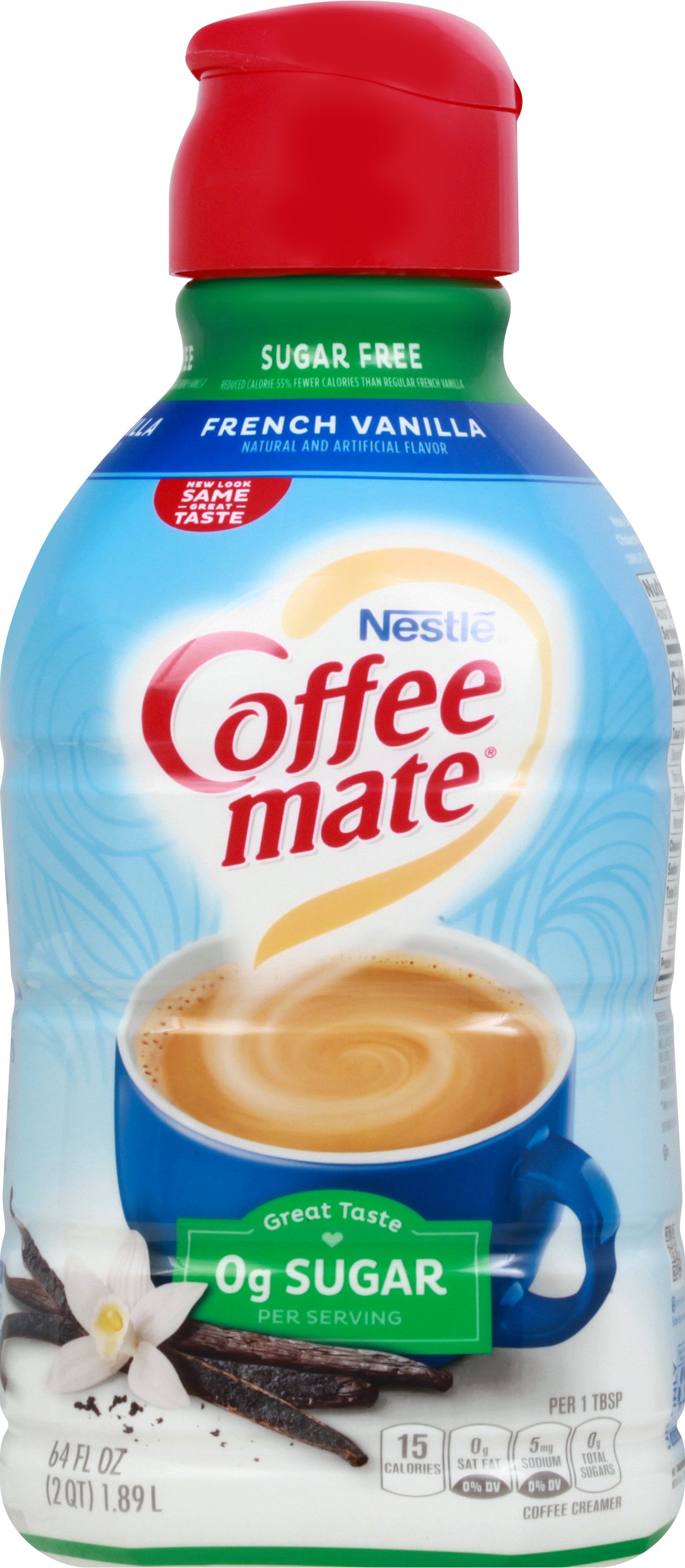 Coffee Mate Sugar Free French Vanilla Coffee Creamer 64 oz