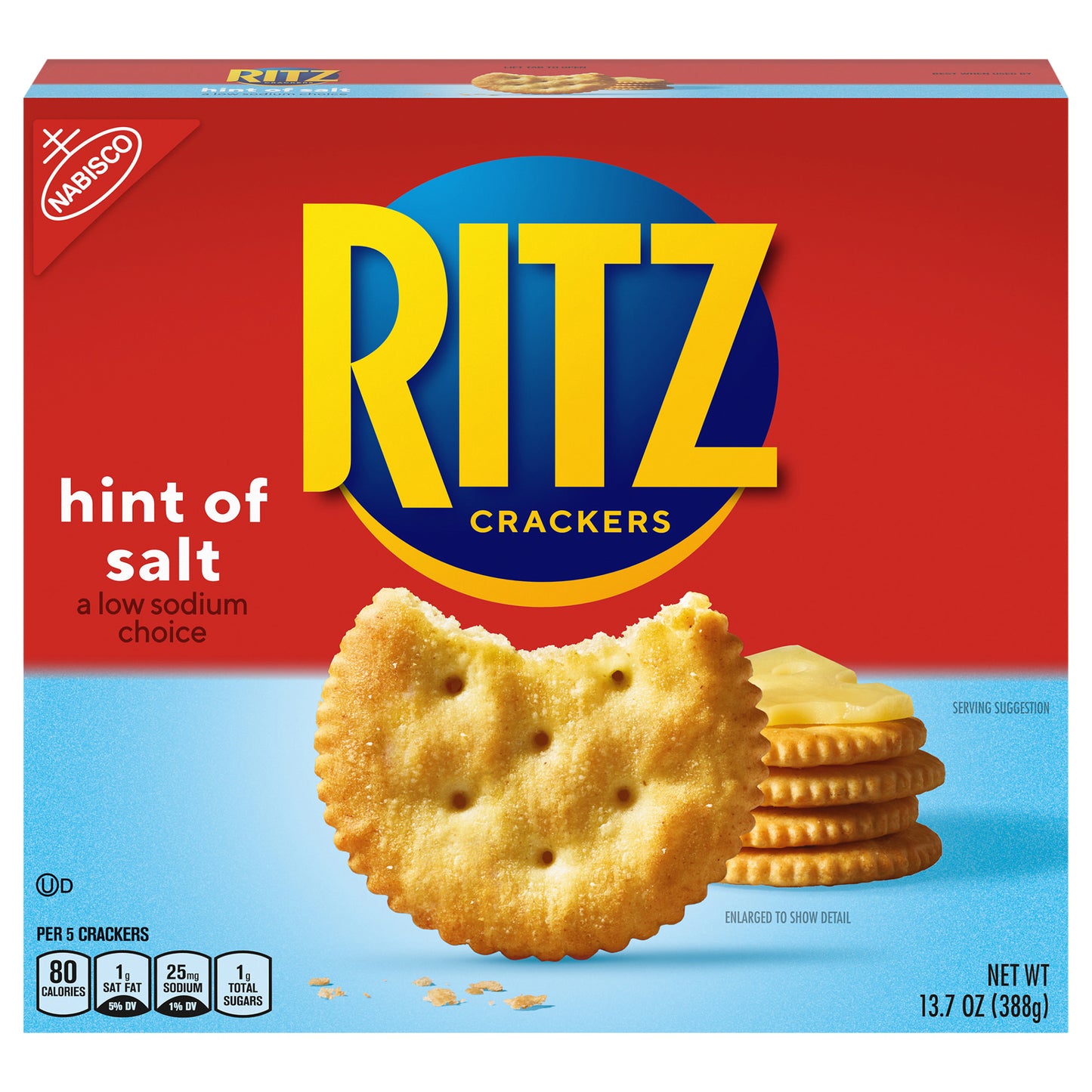 Nabisco Ritz Hint of Salt Crackers 13.7 oz. Box