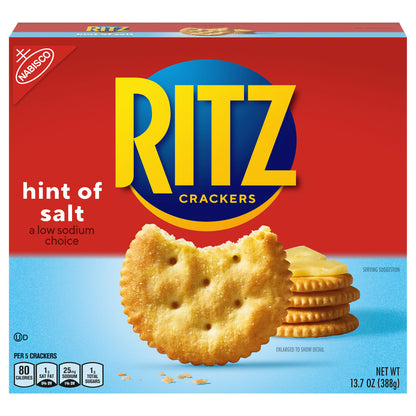 Nabisco Ritz Hint of Salt Crackers 13.7 oz. Box