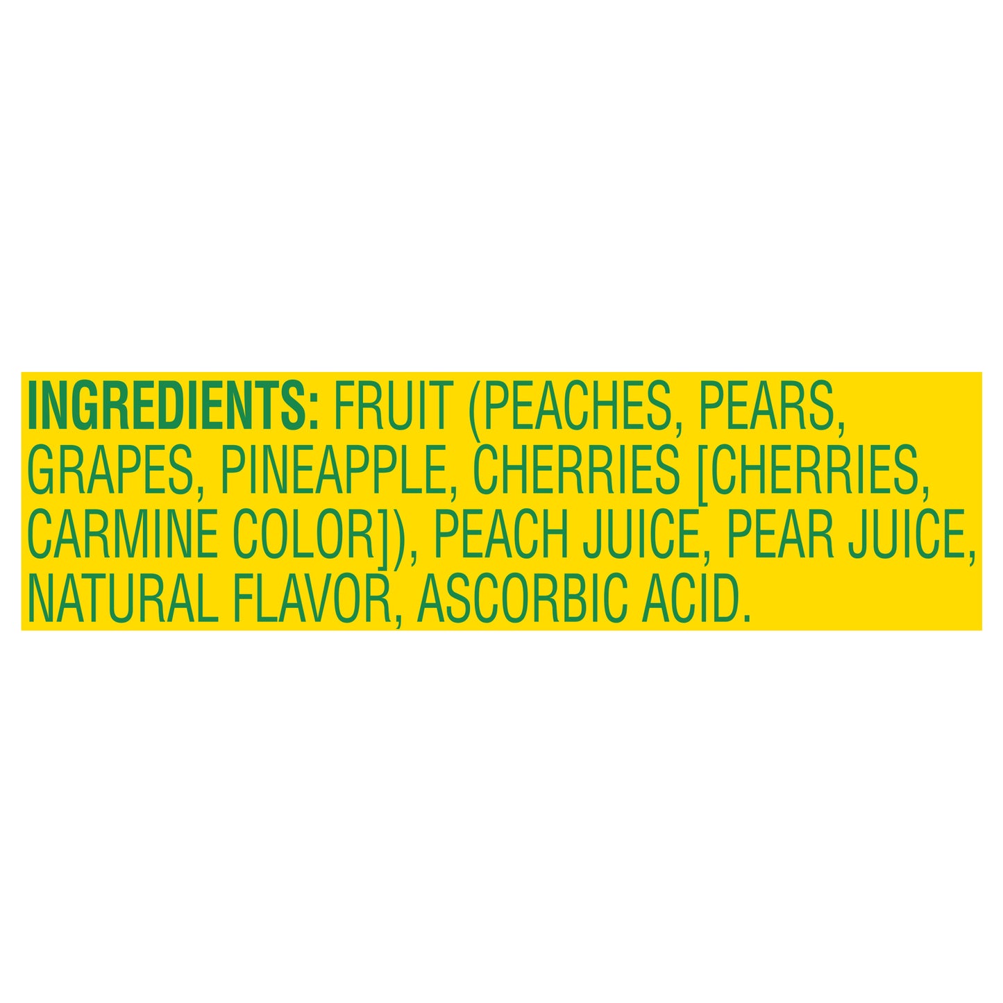 Del Monte 100% Juice Fruit Cocktail 15 oz