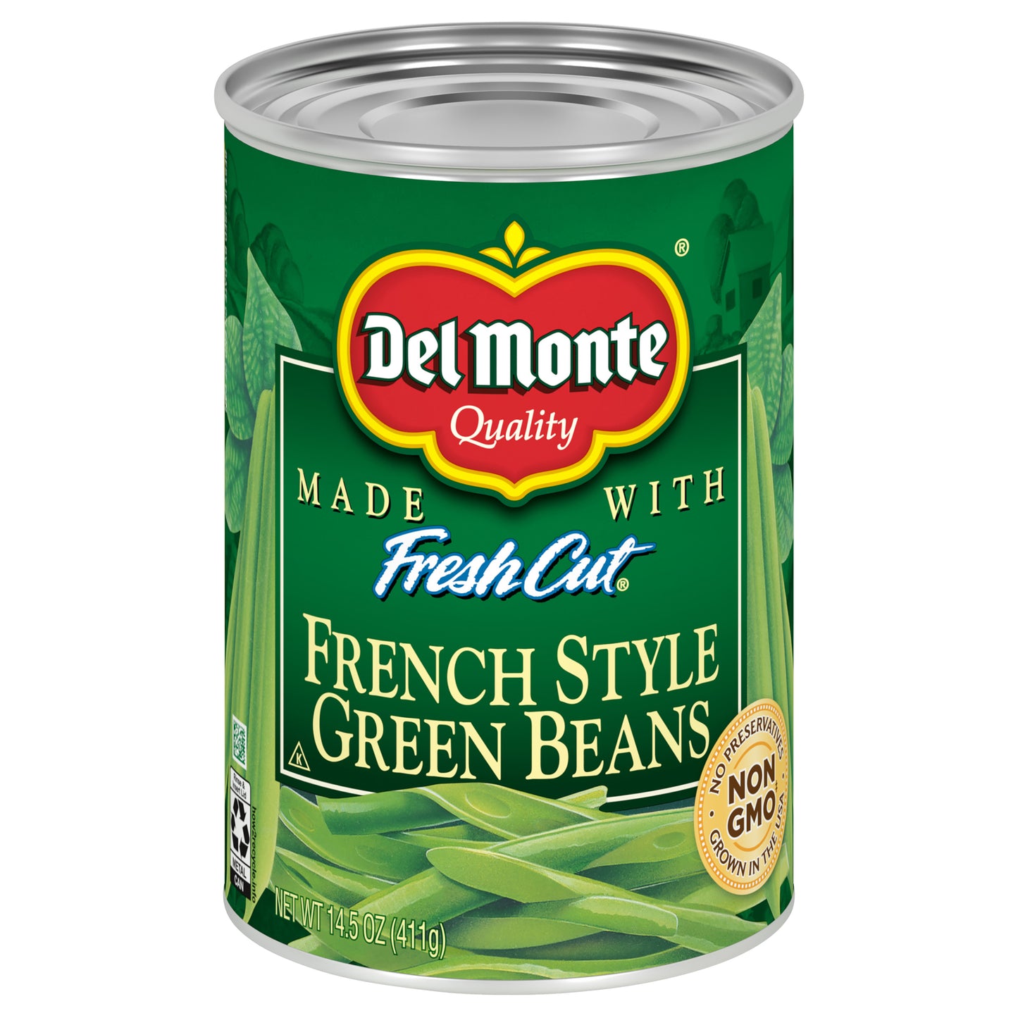 Del Monte Fresh Cut French Style Green Beans 14.5 oz Can