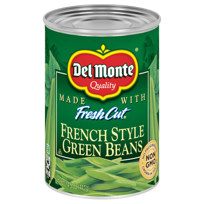 Del Monte Fresh Cut French Style Green Beans 14.5 oz Can