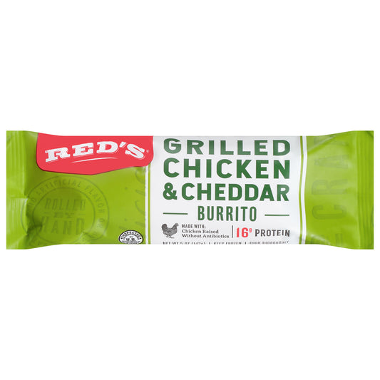 Reds Grilled Chicken & Cheddar Burrito 5 oz