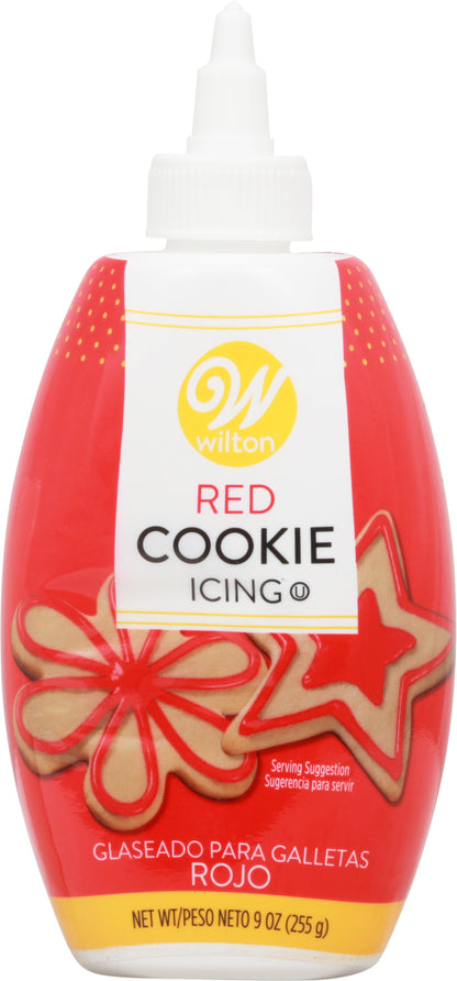 Wilton Red Cookie Icing 9 oz Tube