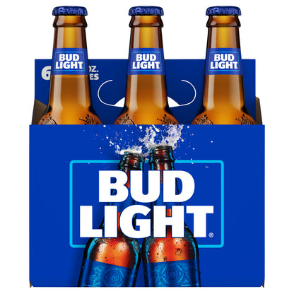 Bud Light Beer 6 ea