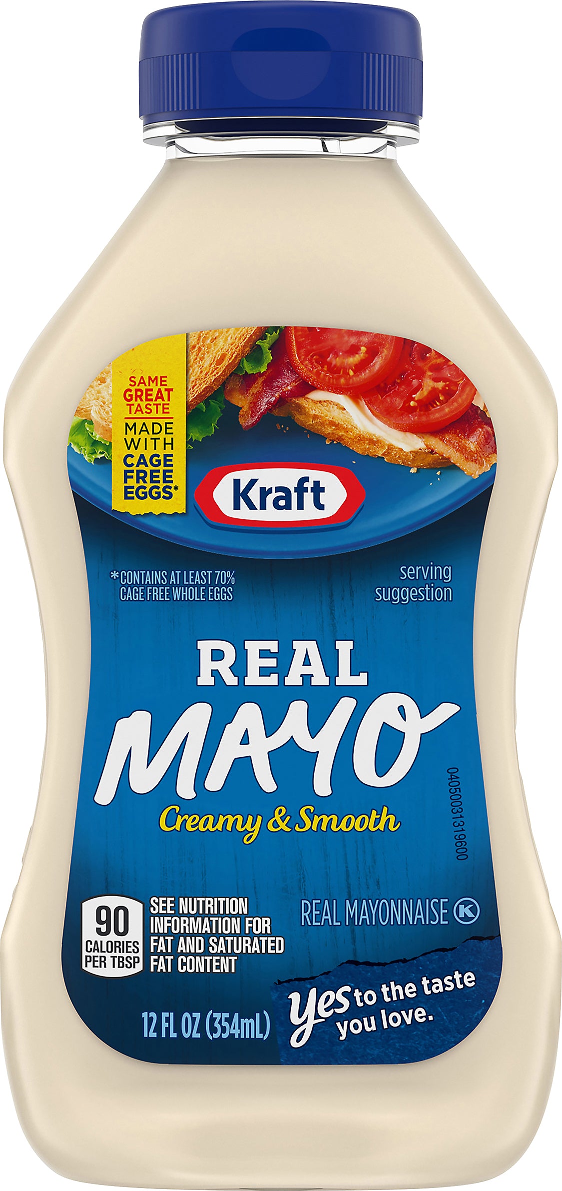 Kraft Real Mayo, 12 fl oz Bottle