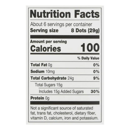 Dots Assorted Fruit Flavored Gumdrops 6.5 oz