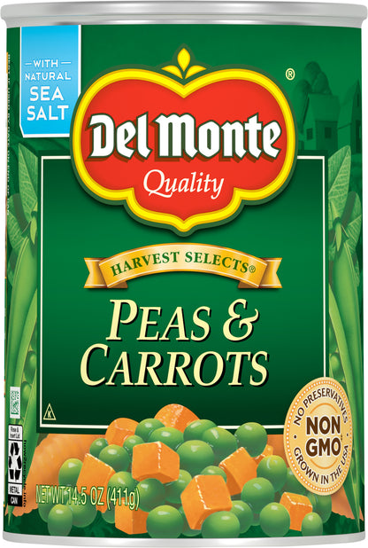 Del Monte Harvest Selects Peas & Carrots 14.5 oz Can