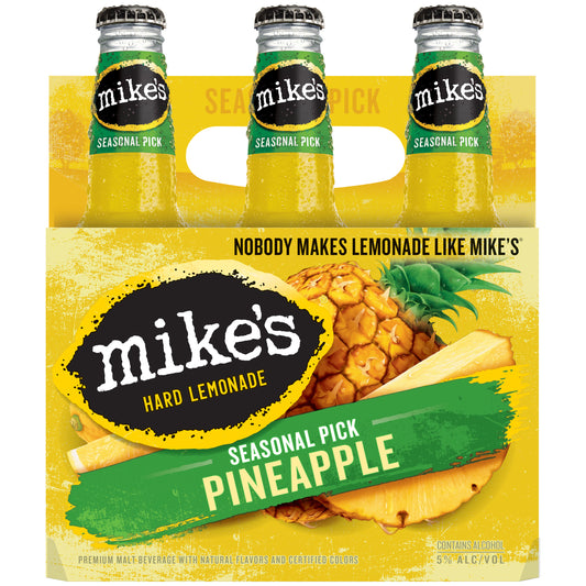 Mike's 6 Pack Hard Lemonade Pineapple Beer 6 ea