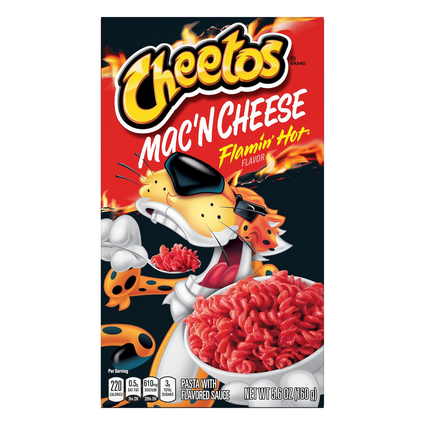 Cheetos Flamin' Hot Flavor Mac'N Cheese 5.6 oz