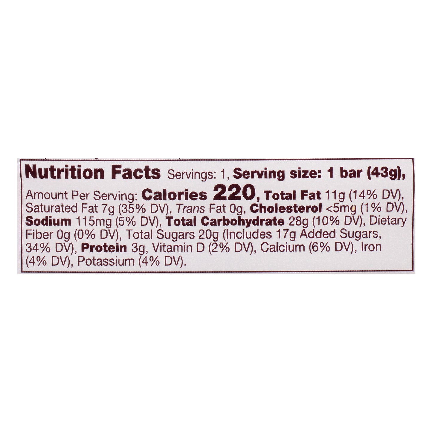Hershey's Cookies 'n' Cream Candy Bar 1.55 oz