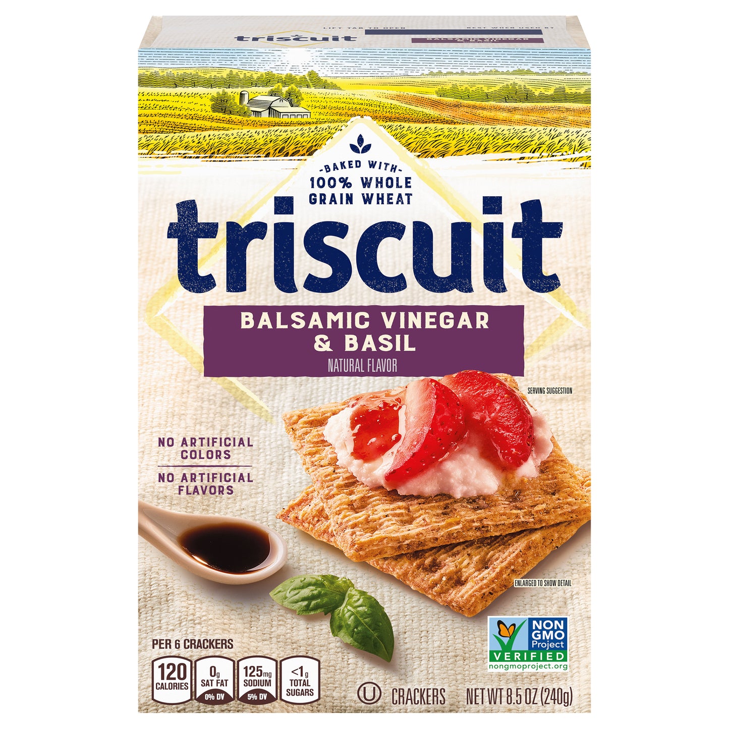 Triscuit Balsamic Vinegar & Basil Crackers 8.5 oz. Box