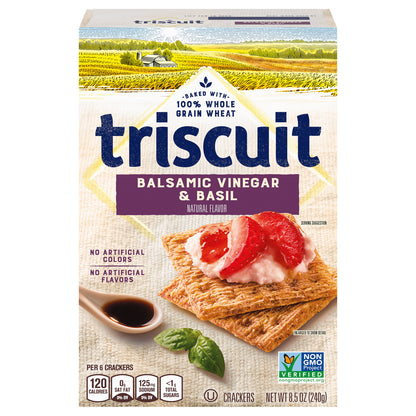 Triscuit Balsamic Vinegar & Basil Crackers 8.5 oz. Box
