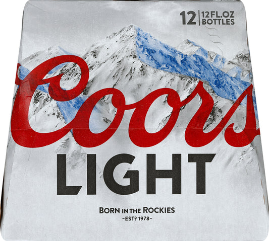 Coors Light Beer 12 ea