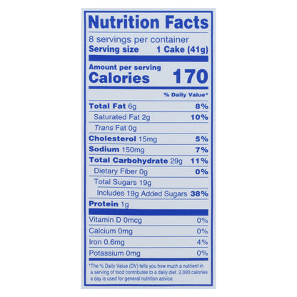 Hostess Coffee Cakes 8 Pack Cinnamon Streusel Cakes 8 ea