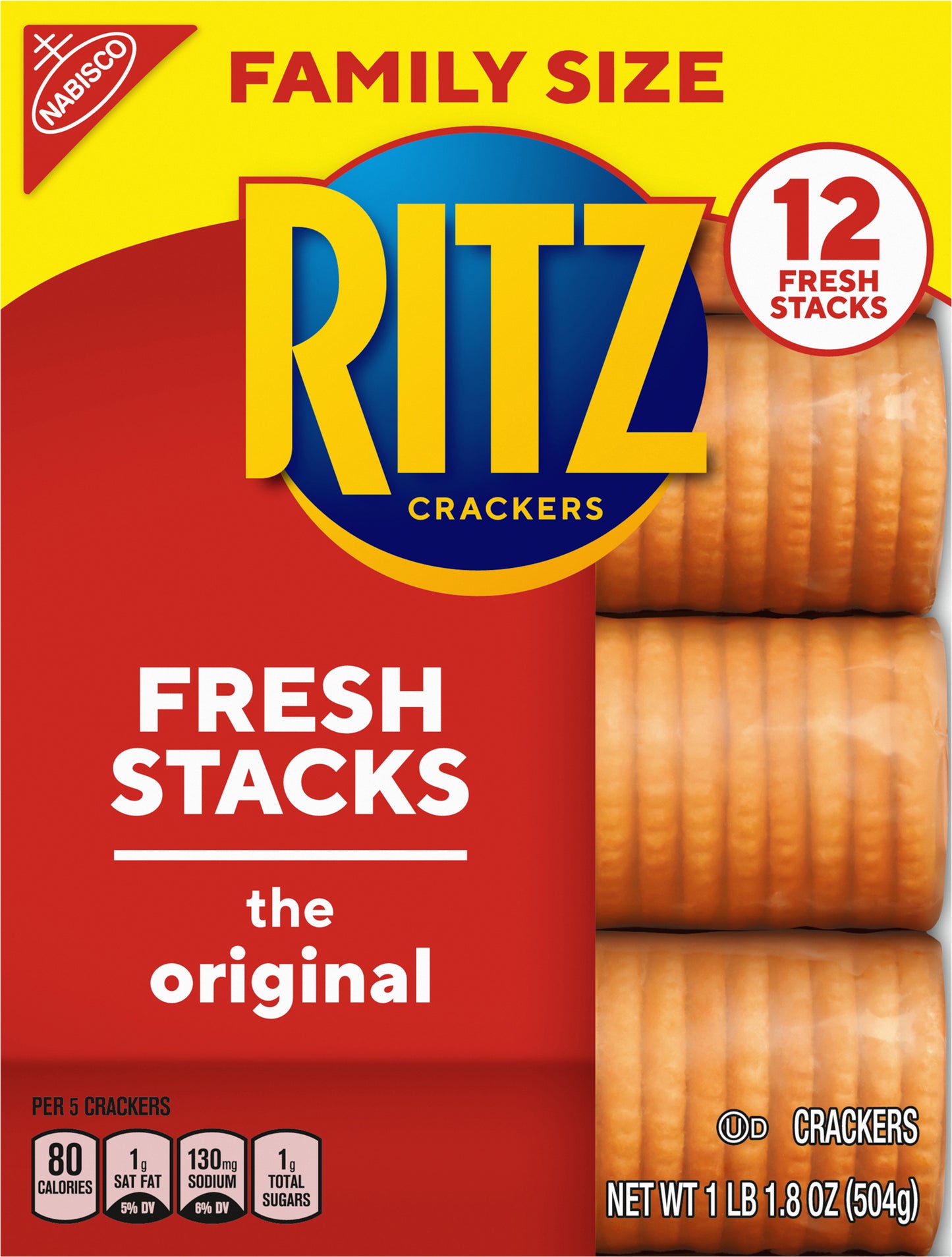 MONDELEZ GLOBAL LLC (SNACKS US) Ritz Crackers Original 12 Pack Fresh Stack Carton 581268 BE Update 1