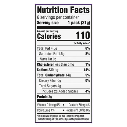 MONDELEZ GLOBAL LLC (SNACKS US) Handi-Snacks Premium Breadsticks ''N Cheesy Carton BE Update 601459