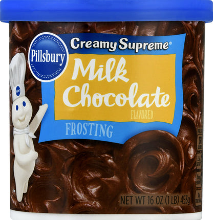 Pillsbury Creamy Supreme Milk Chocolate Flavored Frosting 16 oz
