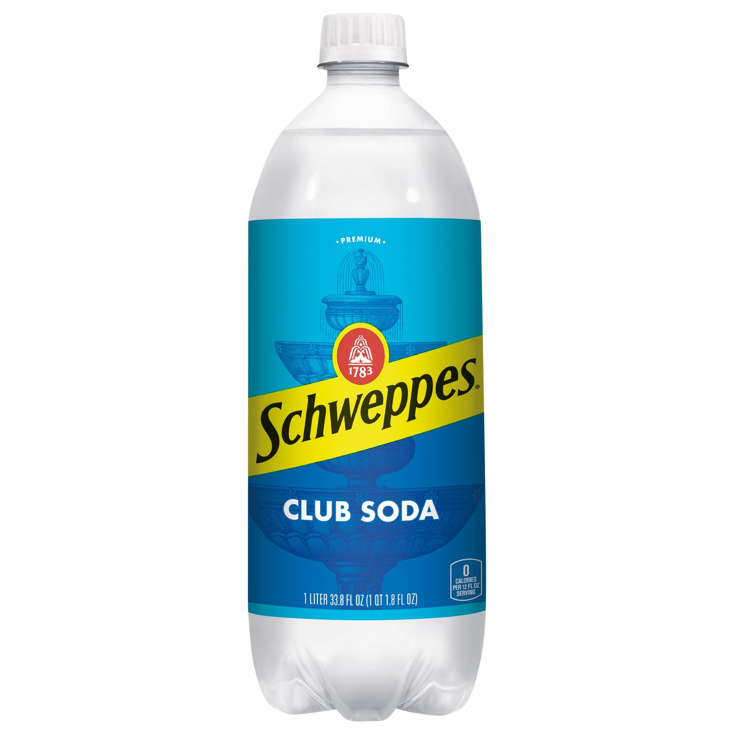 Schweppes Premium Club Soda 33.8 fl oz