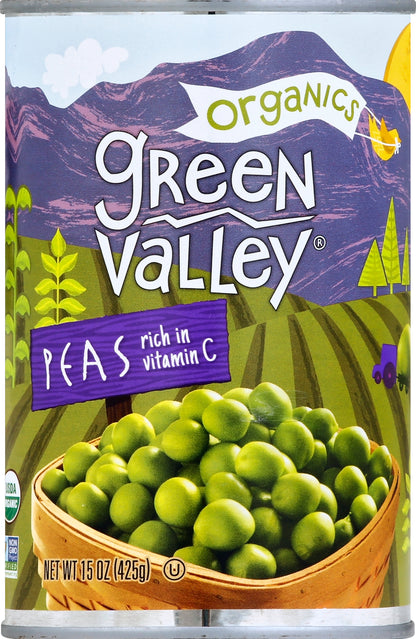 Green Valley Peas 15 oz