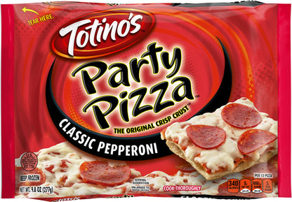 Totino's Party Pizza, Classic Pepperoni, 9.8 oz (frozen)