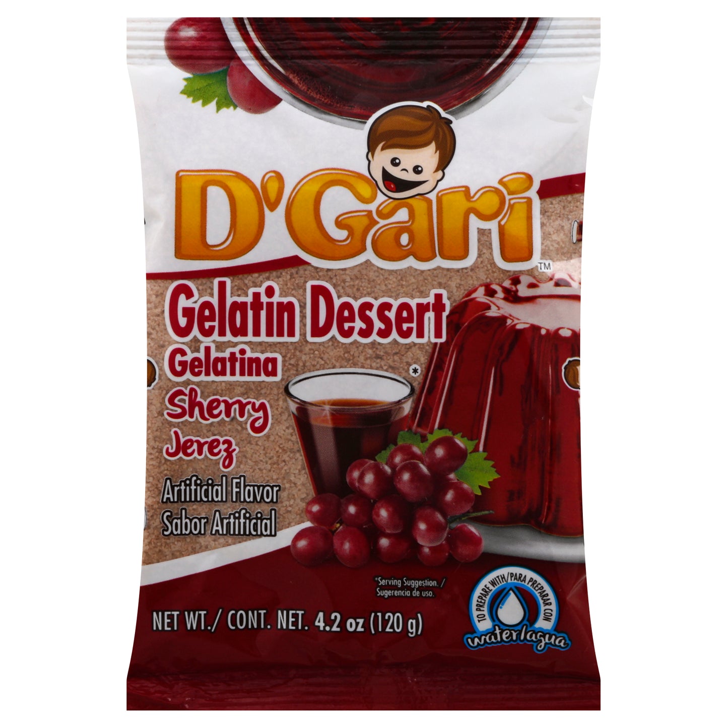 D'Gari Gelatin Dessert 4.2 oz