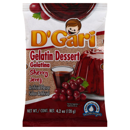 D'Gari Gelatin Dessert 4.2 oz