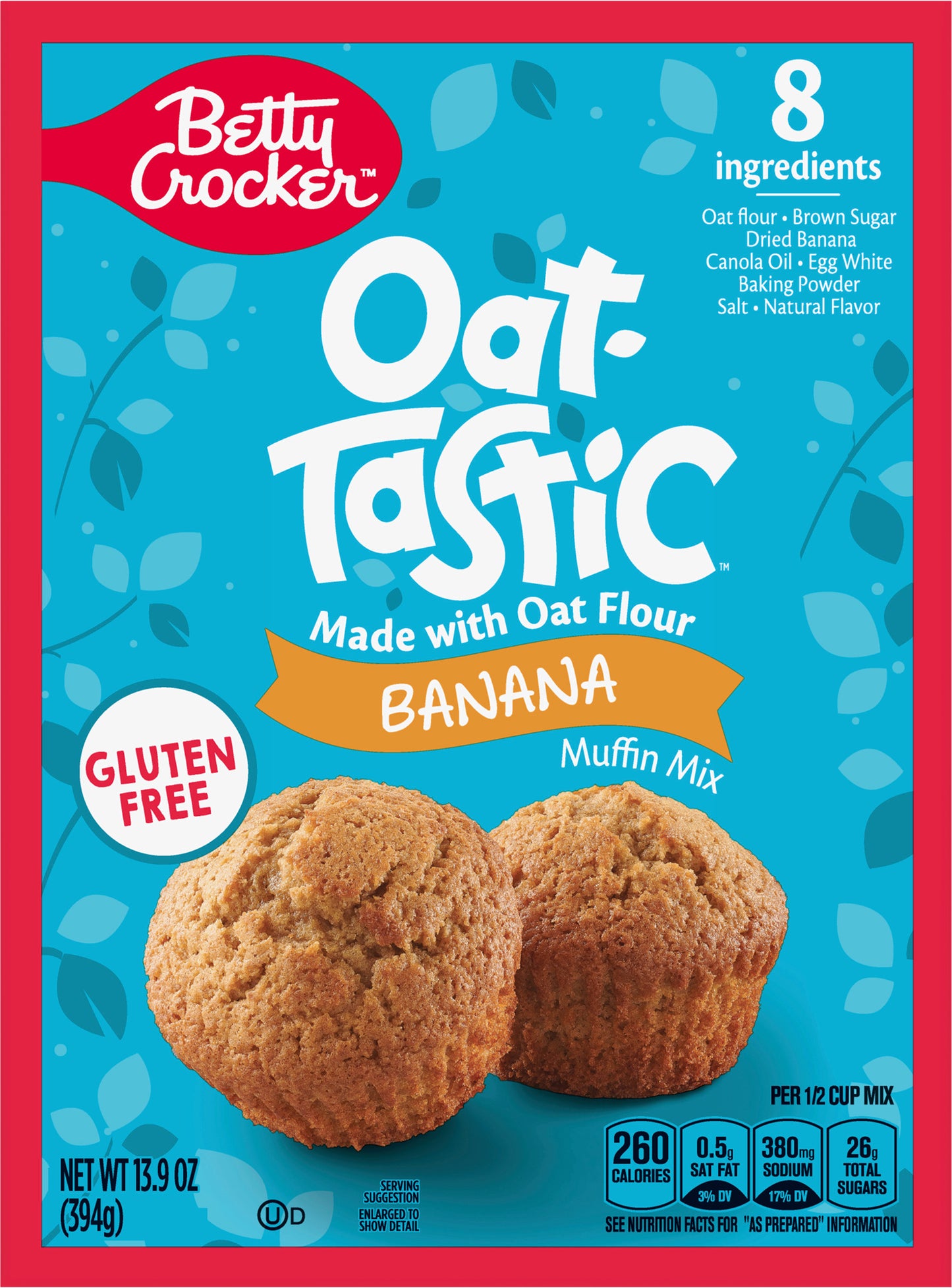 Betty Crocker Oat-Tastic Banana Muffin Mix, 13.9