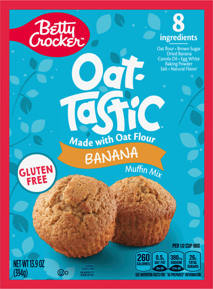 Betty Crocker Oat-Tastic Banana Muffin Mix, 13.9