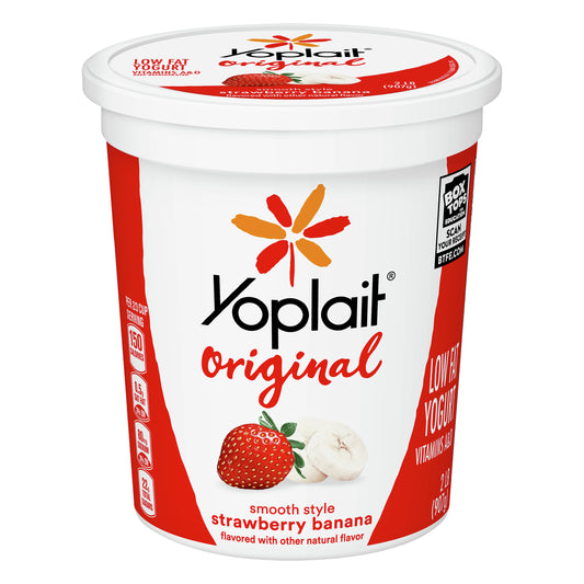 Yoplait Original Low Fat Strawberry Banana Yogurt 2 lb
