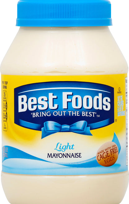 Best Foods Mayonnaise, Light 30 oz