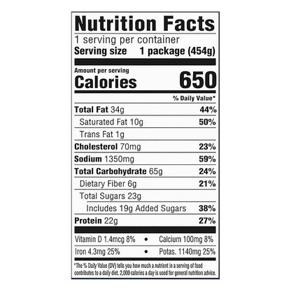 Hungry Man Home-Style Meatloaf 16 oz
