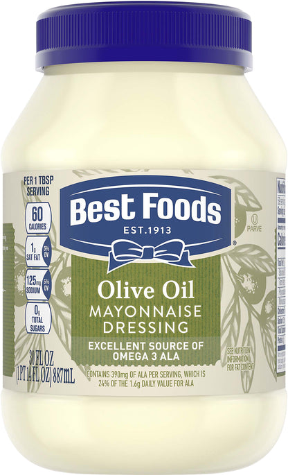 Best Foods Olive Oil Mayonnaise Dressing 30 oz
