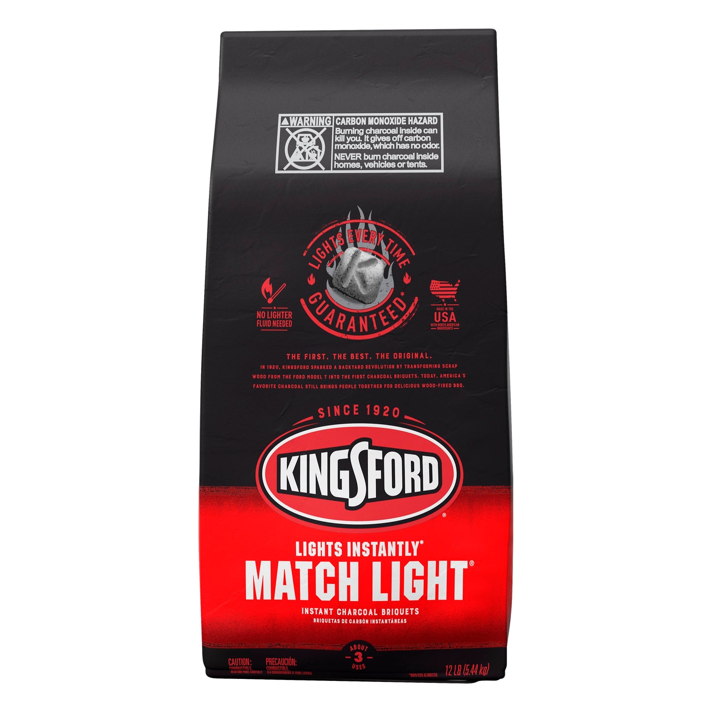 Kingsford Match Light Instant Charcoal Briquets 12 lb