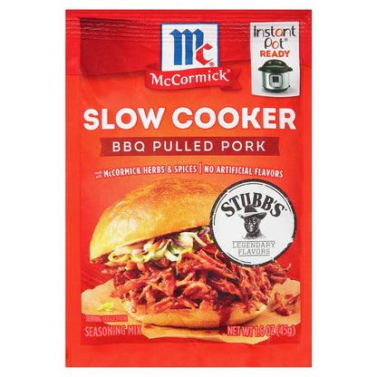 McCormick Slow Cooker BBQ Pulled Pork Seasoning Mix 1.6 oz