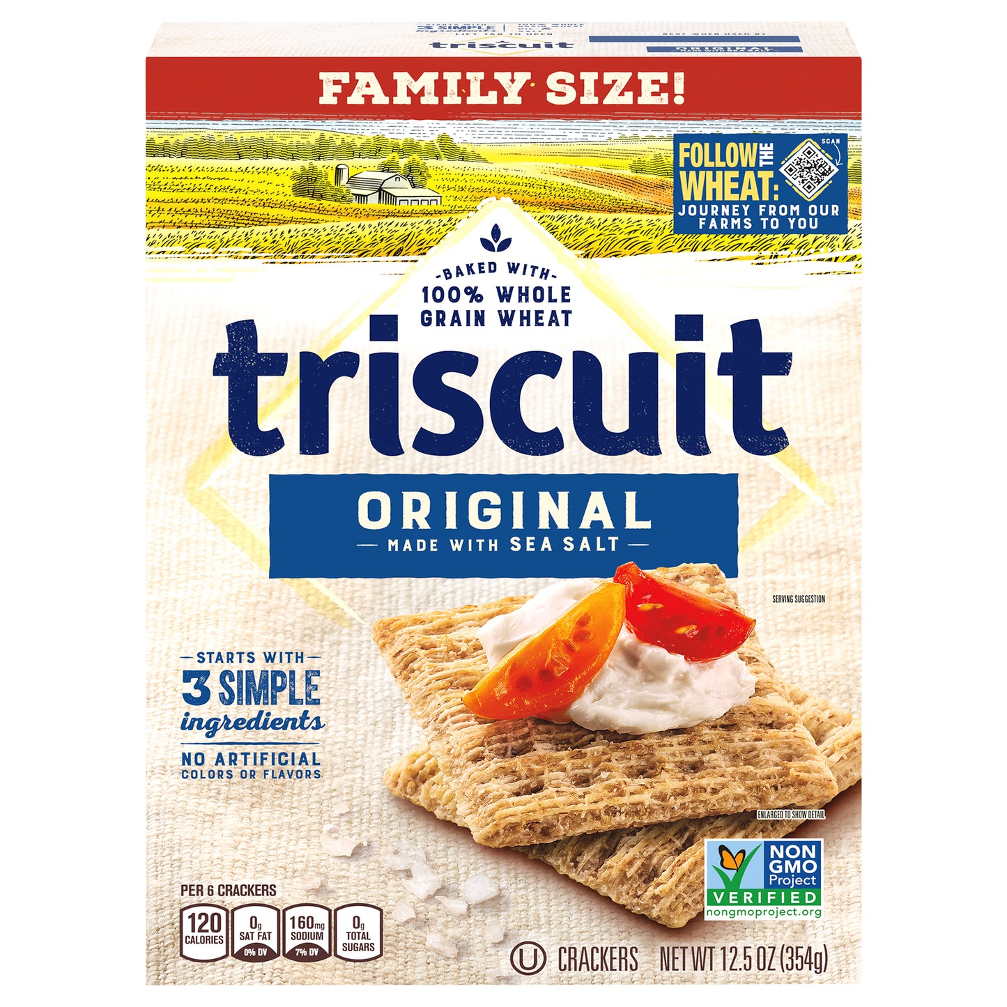 Nabisco Triscuit Original Crackers 12.5 oz. Box