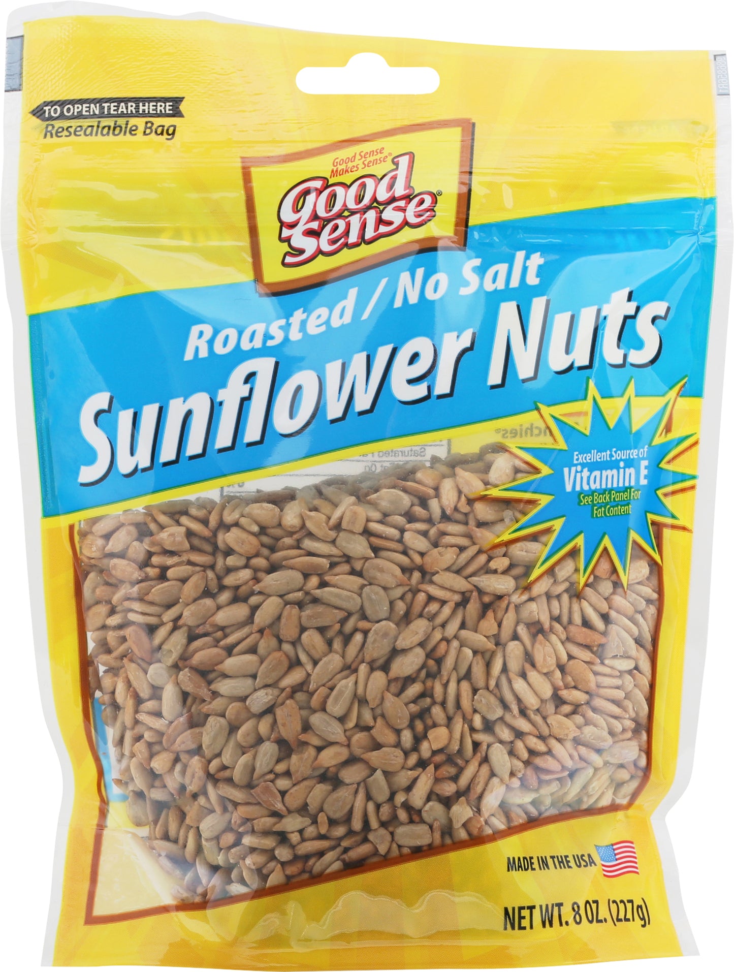 Good Sense Roasted/No Salt No Salt Sunflower Nuts 8 oz