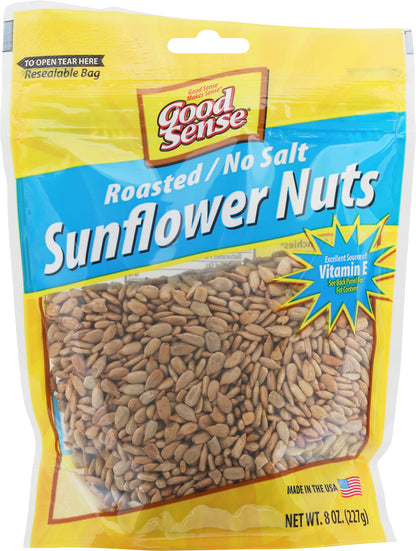 Good Sense Roasted/No Salt No Salt Sunflower Nuts 8 oz