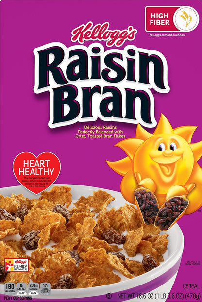 Raisin Bran High Fiber Cereal 16.6 oz