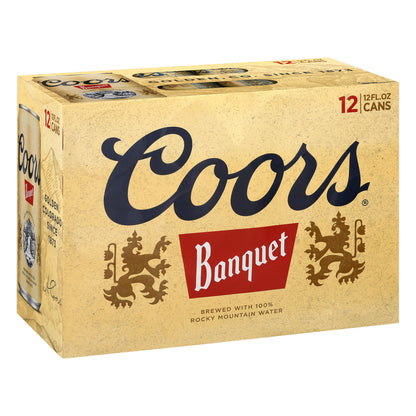 Coors Banquet 12 Pack Beer 12 ea