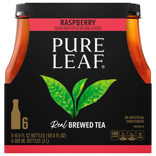 Pure Leaf Raspberry Brewed Tea 6 16.9 fl oz 6 ea Multipack