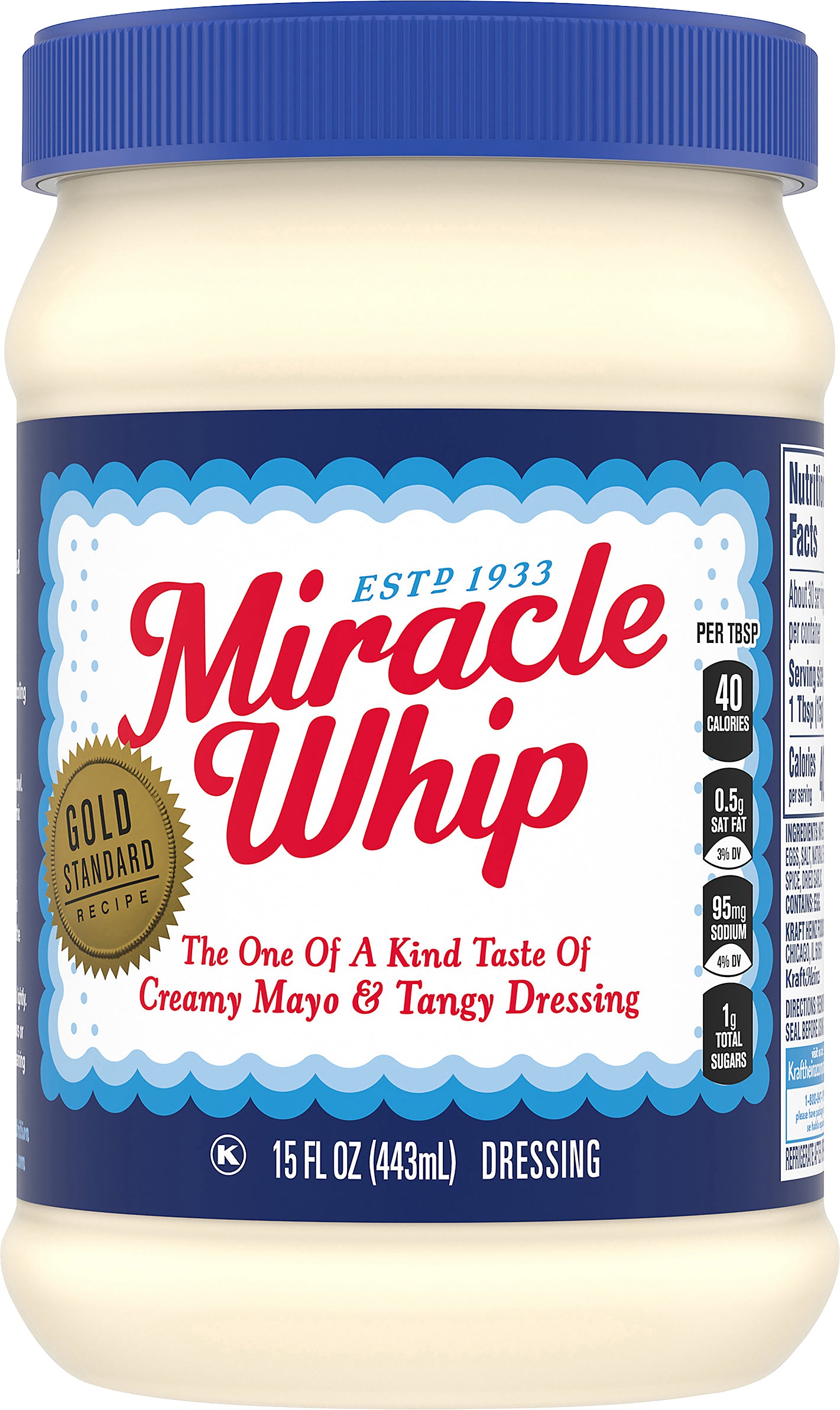 Miracle Whip Dressing 15 fl. oz. Jar