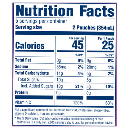 Kool-Aid Jammers Grape Flavored Drink 6 fl oz 10 ea Box